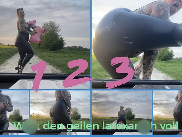 1 2 3 WIXX DEN GEILEN LATEXARSCH voll