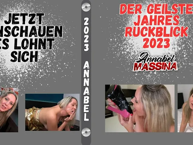 20x Sperma in die Fickfresse, Arschficks, Füße und Creampie, Jahresrückblick 2023