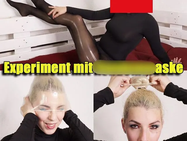 Experiment mit KONDOMmaske