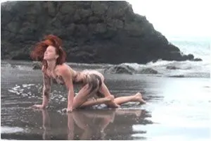 ENJOYING THE BEACH