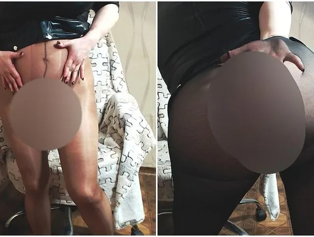2 paar nylon strumpfhosen