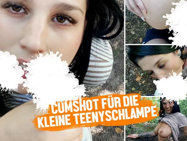 Cumshot für die kleine Teenschlampe!