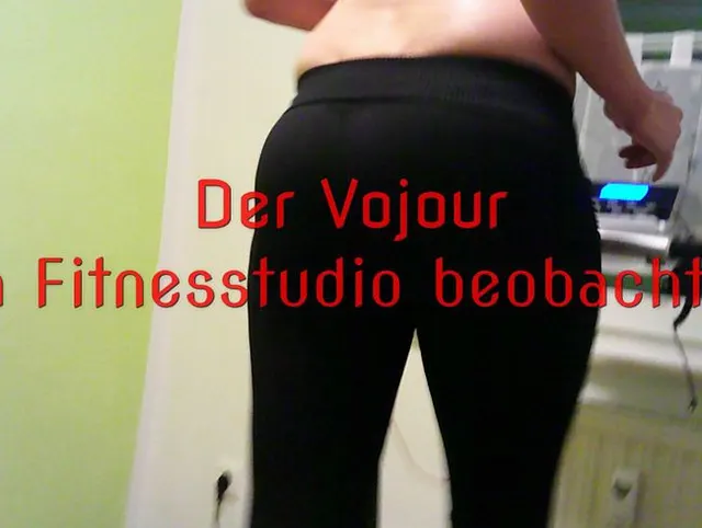 Spanner beobachet mich im Fittness Studio