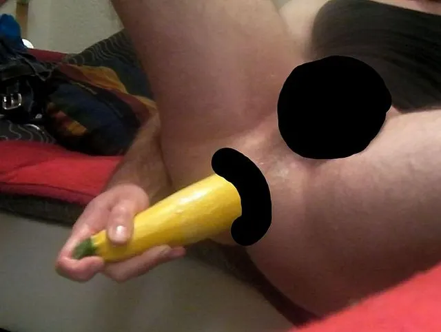 Ultra harter Zucchini-Arschfick