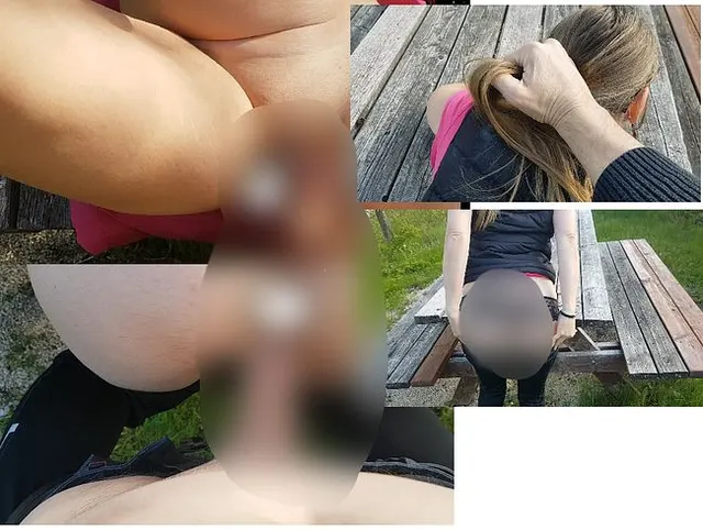 Geil Doggy gefickt auf der Ruine und voll erwischt Teil 1