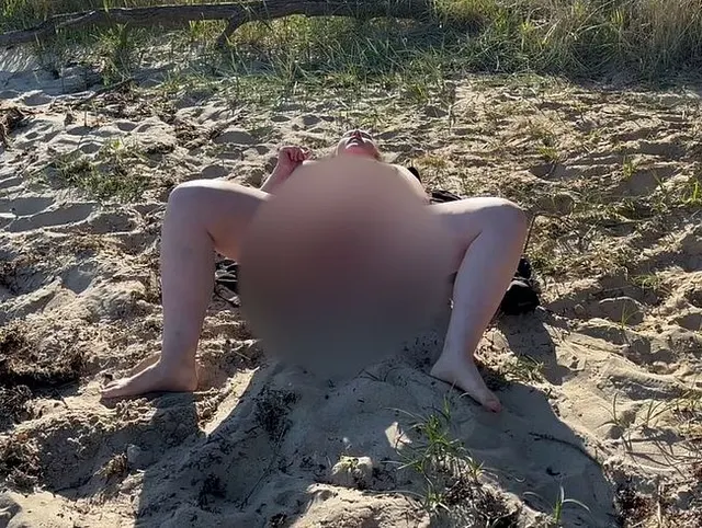 Heiße Momente am Strand