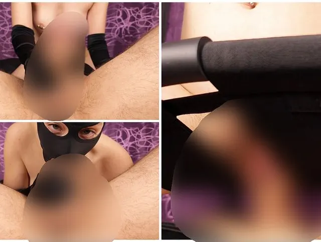 Sex auf einem Sexstuhl mit creampie!