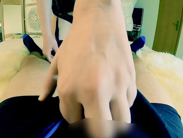 Hot, sexy blowjob in Dessous