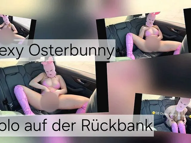 Sexy Osterbunny ! SB im Auto zu Ostern ! Verdammt heiß !!