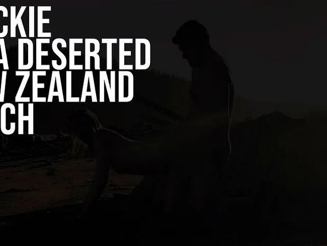 Schneller Fick in Neuseeland an einem einsamen Strand