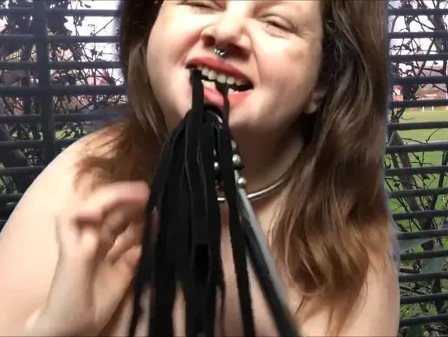 Arikajira Self Whipping With Flogger BBW