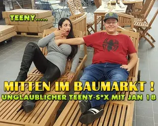 Mitten im Baumarkt ! Unglaublicher Teeny-Sex mit Jan 18 !!!