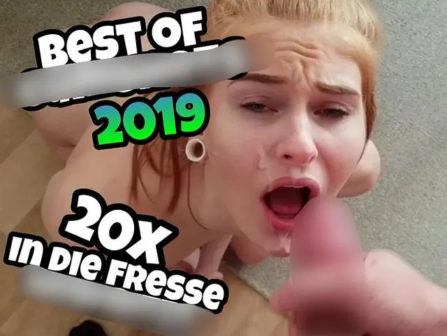 BEST OF CUMSHOTS 2019! 20x in die Fresse gespritzt!