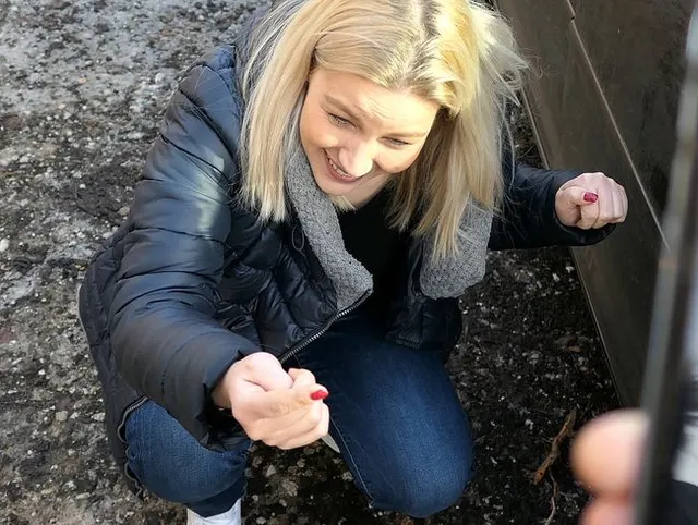 Wegen deiner Wichse musste ich heulen!