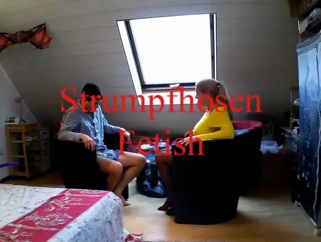 Strumpfhosen Fetish - geiler Kerl