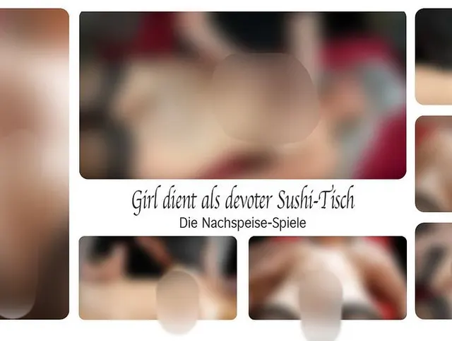 Girl dient als devoter Sushi-Tisch - Die Nachspeise-Spiele