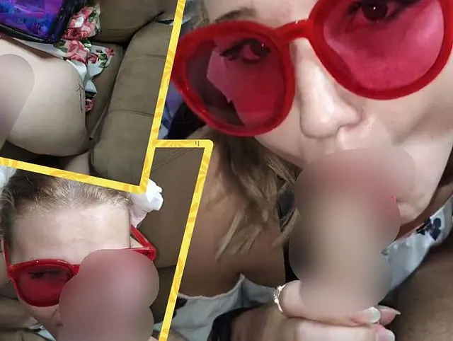 Geiles Mädchen wird hart gefickt, großer Schwanz gegen feuchte Muschi.