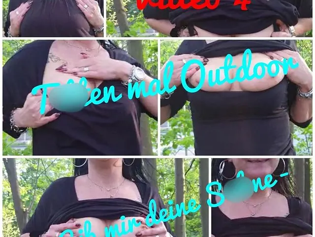 Titten mal Outdoor - Gib mir deine Sahne -
