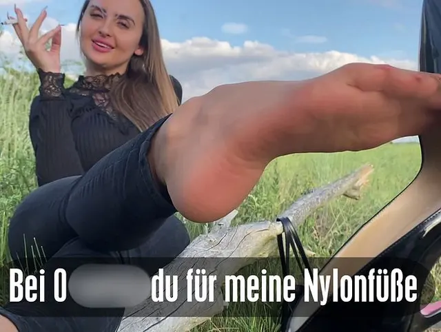 Bei 0 spritzt du für meine Nylonfüsse