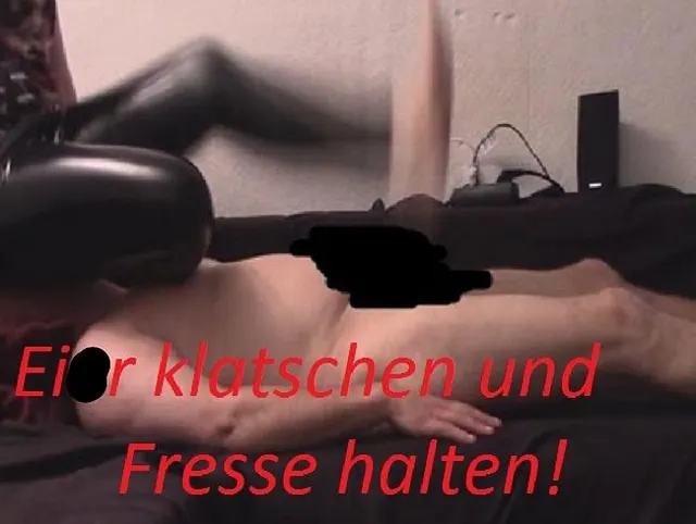 Eier klatschen und Fresse halten