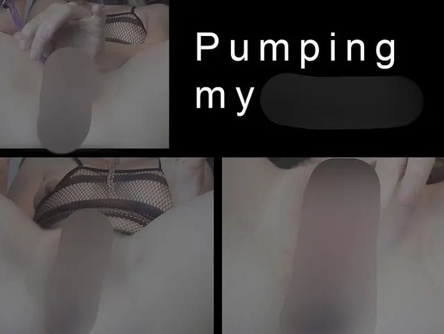 Ballonpumpe in meiner Muschi!