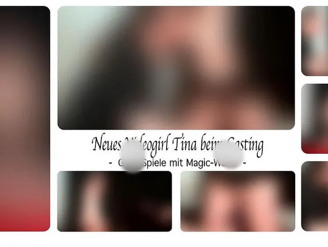Neues Videogirl Tina beim Casting - Geile Spiele mit Magic-Wand -