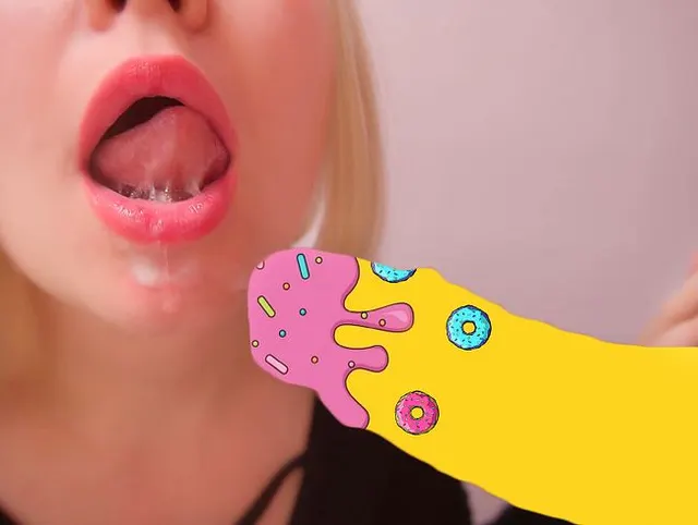 Mein erster Blowjob für meinen Stiefbruder Mega Cumshot