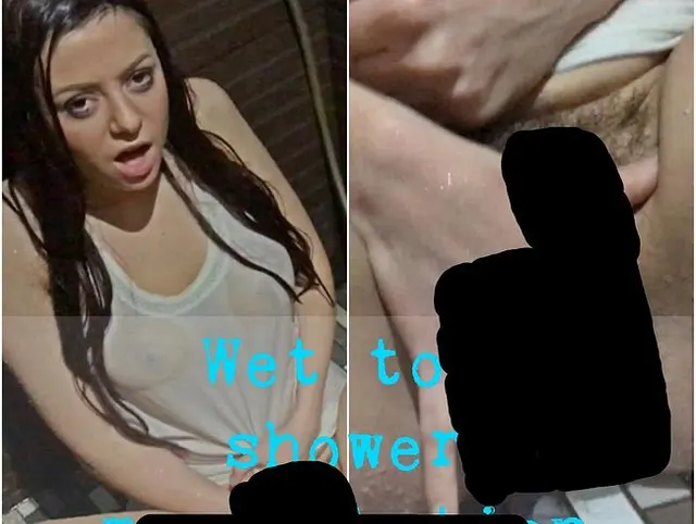 Wet-Top Dusche Masturbation