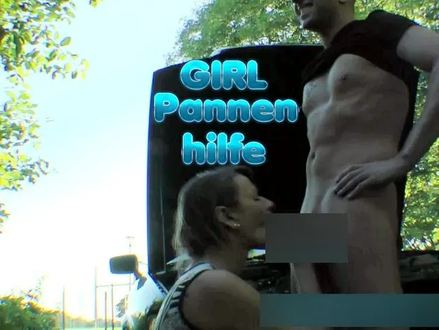 GIRLIE Pannenhilfe BLOWJOB Public !!