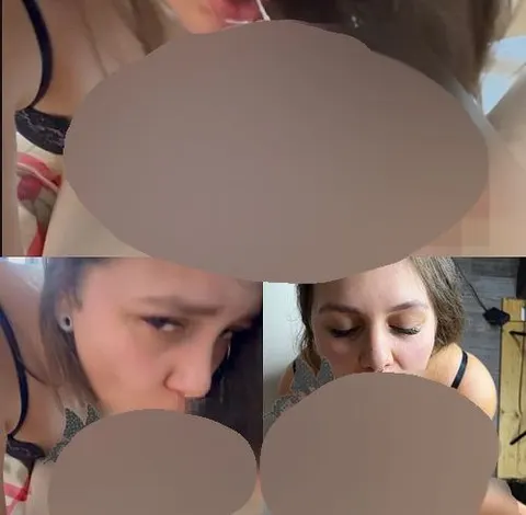 POV Ansicht - sieh mir zu, wie ich den harten Schwanz blase