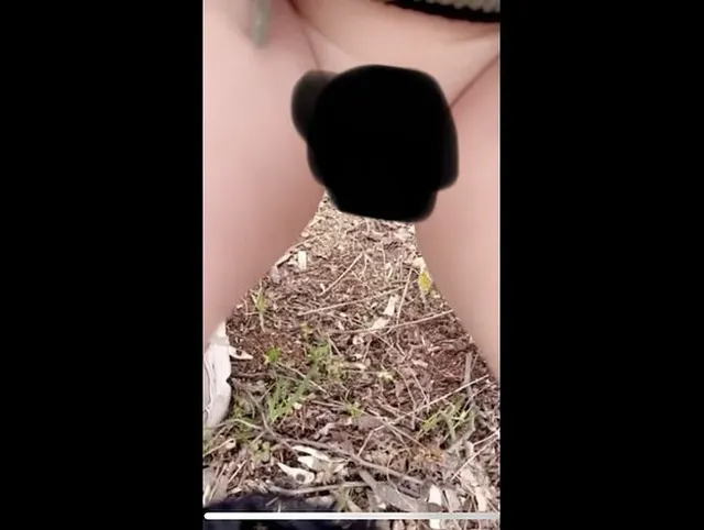 Im wald gepinkelt