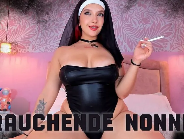 Rauchende Nonne
