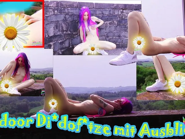Outdoor Dildofotze mit Ausblick
