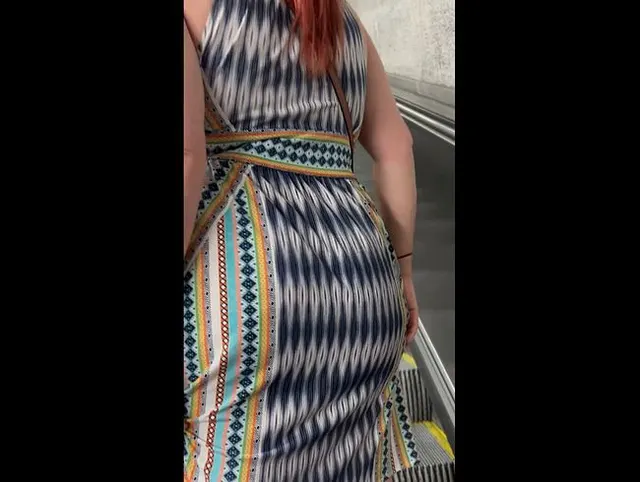 Mit PlugIn auf der Rolltreppe
