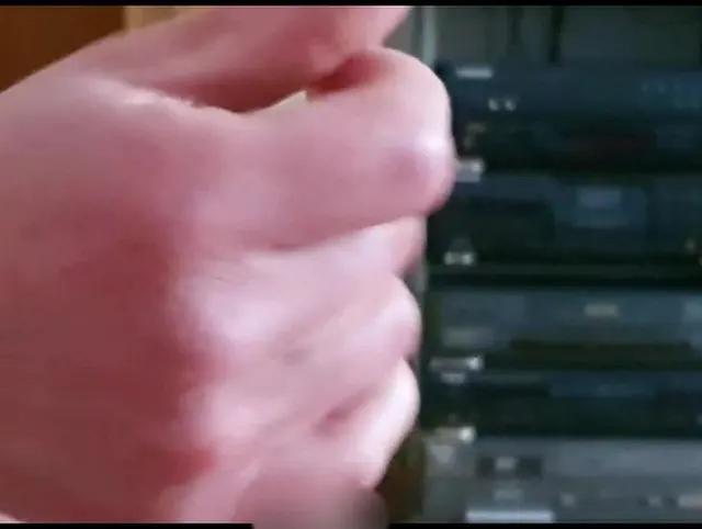 Handjob mit Öl und Sperma