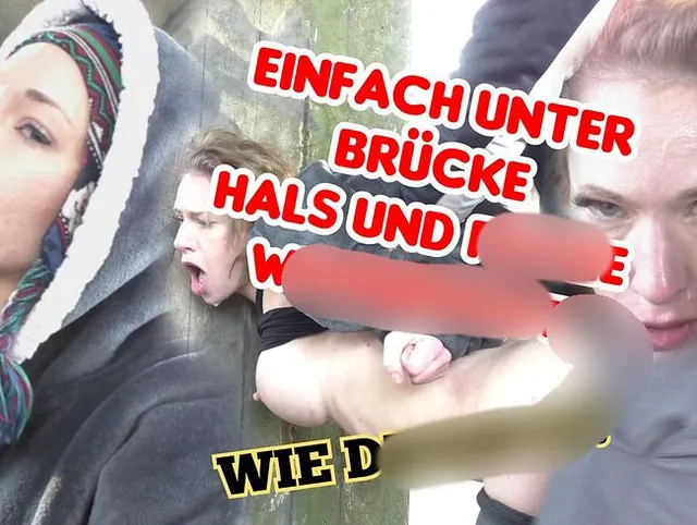 Er hat einfach meinen Hals und Pussy public weggefickt