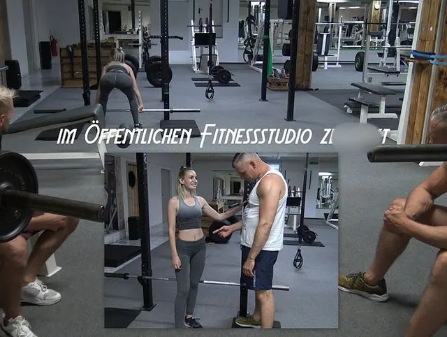 AUFNAHMERITUAL - im öffentlichen Fitnessstudio hart zerfickt