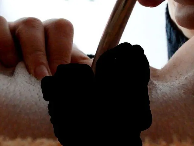 einem Dilator  dehnung voll geil