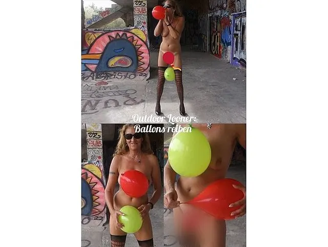 Outdoor Looner: Ballons reiben