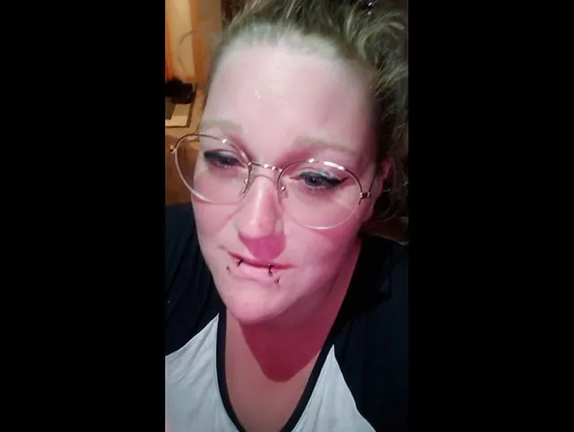 Abgespritzt auf brille
