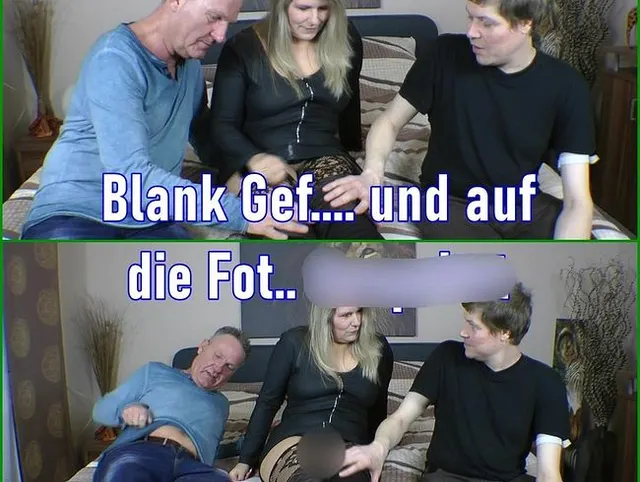 Blank Gefickt und auf die Fotze Gespritzt