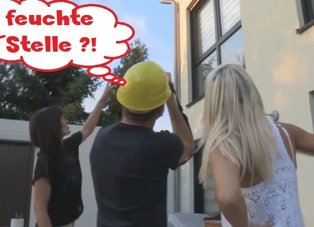 feuchte Stelle? fragt sich nur wo !?