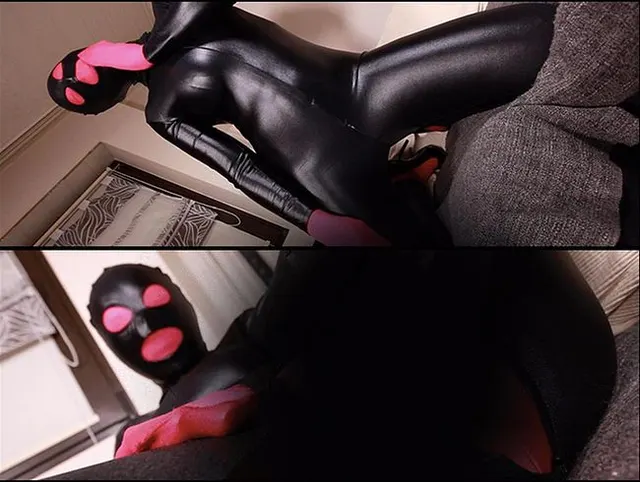BBC im Spandex-Catsuit abgefickt
