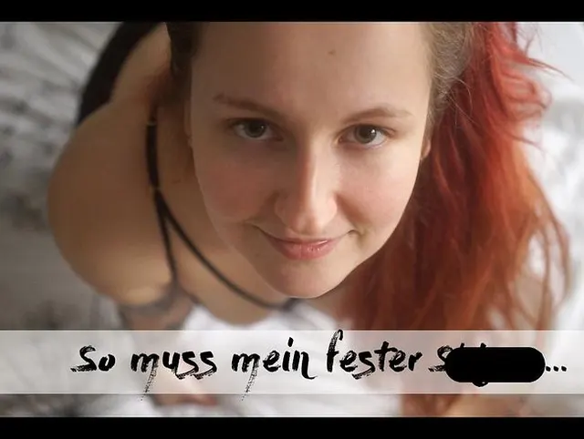 So muss mein neuer Sklave sein....