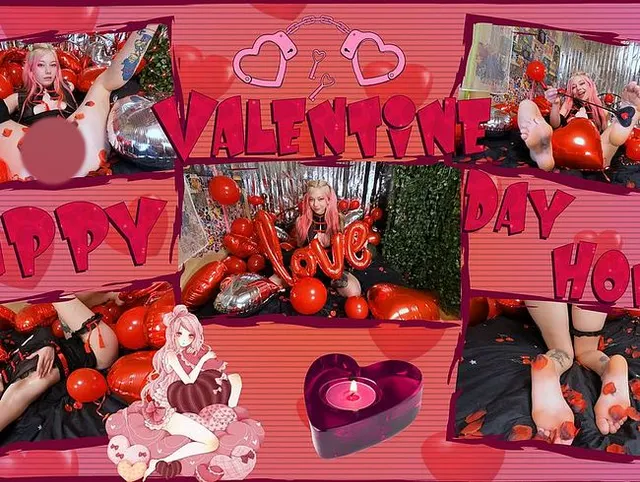 Schönen Valentinstag. Großes und heißes Urlaubsvideo. Vollständige POV.
