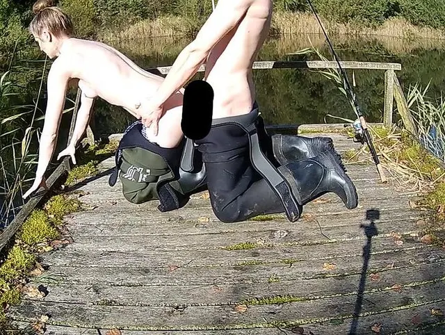 In Neopren Wathose gefickt !