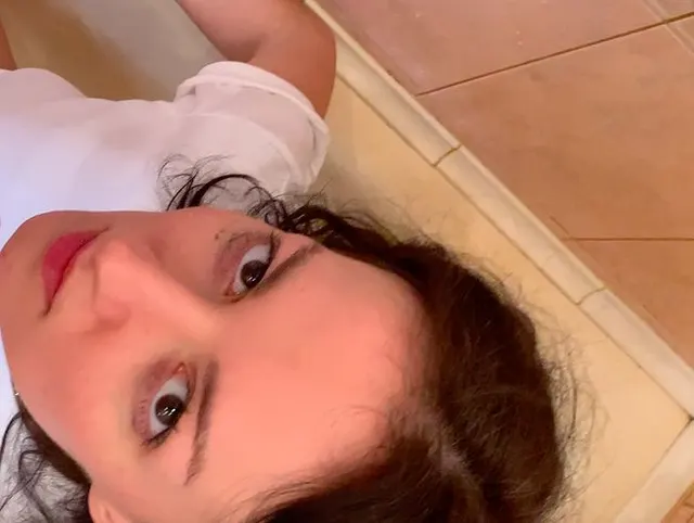 Bathroom cumshot