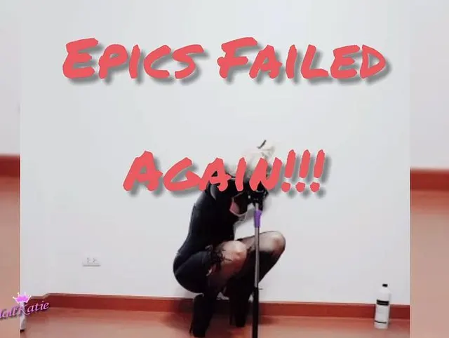 EPISCH GESCHEITERT! Zum ersten Mal auf Ballettstiefeln stehen.