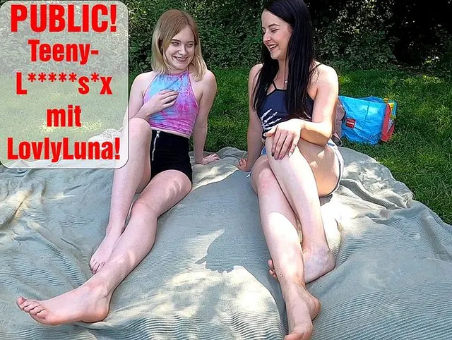 Public! Teeny-Lesbensex mit Lovly Luna!