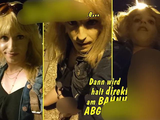 Nach’m Date ungefickt nach Hause! Dann wird halt direkt am Bahnhof abgespritzt!